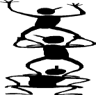 Human ladder, MS clip-art